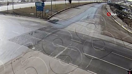 Kavşaklarda meydana gelen kazalar kamerada