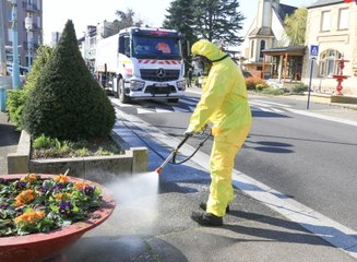 Amnéville, première commune de Lorraine à désinfecter ses rues