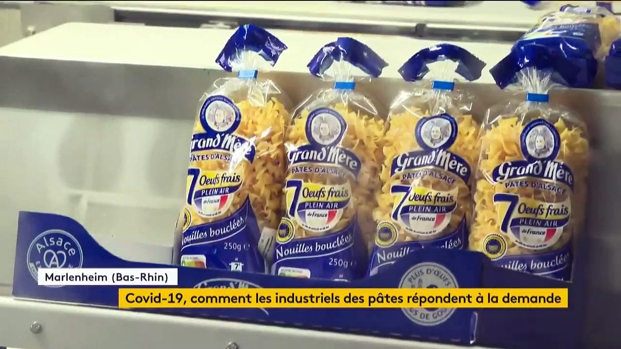 Coronavirus : les fabricants des pâtes tournent à flux tendu