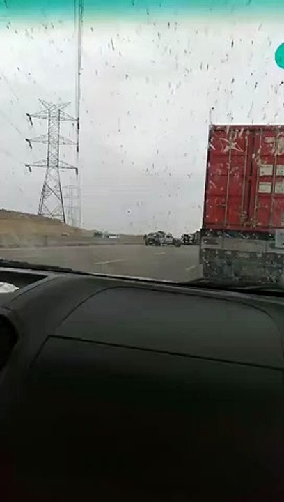 حادث الطريق الاقليمي بسبب الحظر