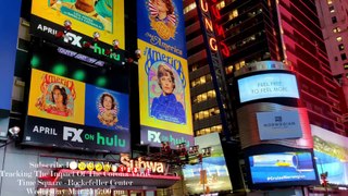 How Coronavirus Is Turning Tourist Attractions Into Ghost Towns Times square Rockefeller Center