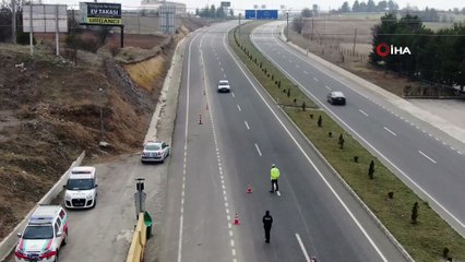 Kastamonu’nun giriş ve çıkışlarında kontroller arttırıldı