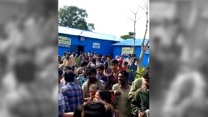 Condition of food distribution at Dandi Park, Kashmir Gate and Yamuna Bazar night shelters