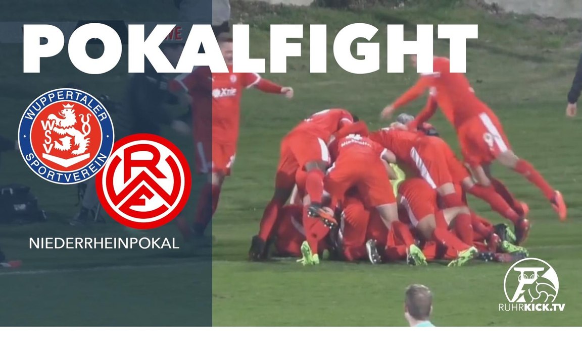 RUHRKICK vor 3 Jahren: Pokal-Halbfinale zwischen dem Wuppertaler SV und Rot-Weiss Essen vor 13.000 Fans