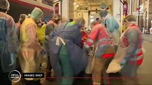 VIRUS - Vingt patients en réanimation ont quitté ce matin Strasbourg à bord d’un TGV médicalisé à destination des Pays-de-la-Loire - VIDEO