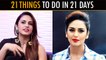 Huma Qureshi Suggests 21 Things To Do In 21 DaysActress Huma Qureshi who has worked in films like Jolly LLB 2 and Badlapur has shared a list of 21 things she will be doing in these 21 days. Check out the video and take some inspiration. #HumaQureshi #Quar