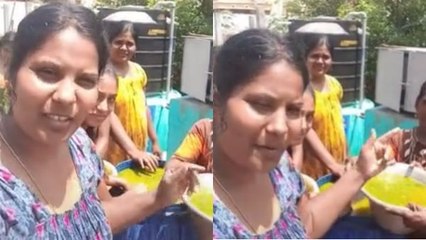 வாசப்படியில இப்படி செய்யுங்க.. நம்ம கைலதான் இருக்குங்க.. வைரலாகும் மஞ்ச தண்ணி! - வீடியோ