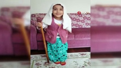 Minik öğrencilerden ‘evde kal’ çağrısı