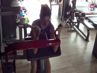 Archita Workout Hard in Gym for Film Champion