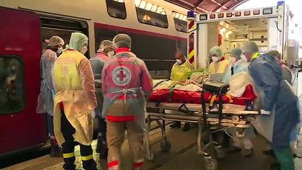 Un TGV médicalisé est mobilisé afin d'évacuer des patients atteints par le coronavirus