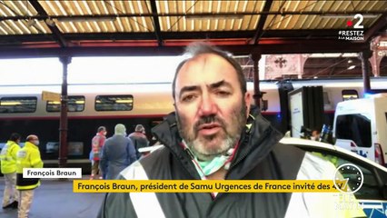 Coronavirus : le TGV médicalisé est "extrêmement stable", selon le président du Samu