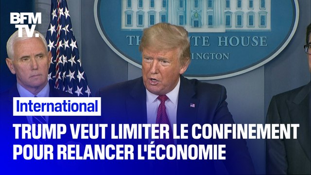 Donald Trump prévoit de rouvrir le pays alors que le coronavirus continue de progresser dans le pays