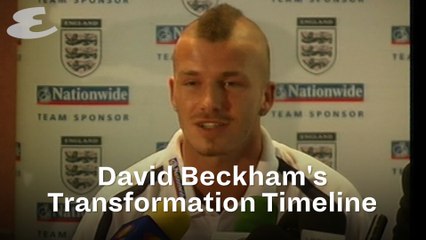 David Beckham's Transformation Timeline