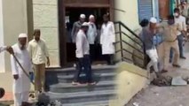 Gokak police scatter the locals in a mosque | police marching | Stay home Stay Safe | Gokak