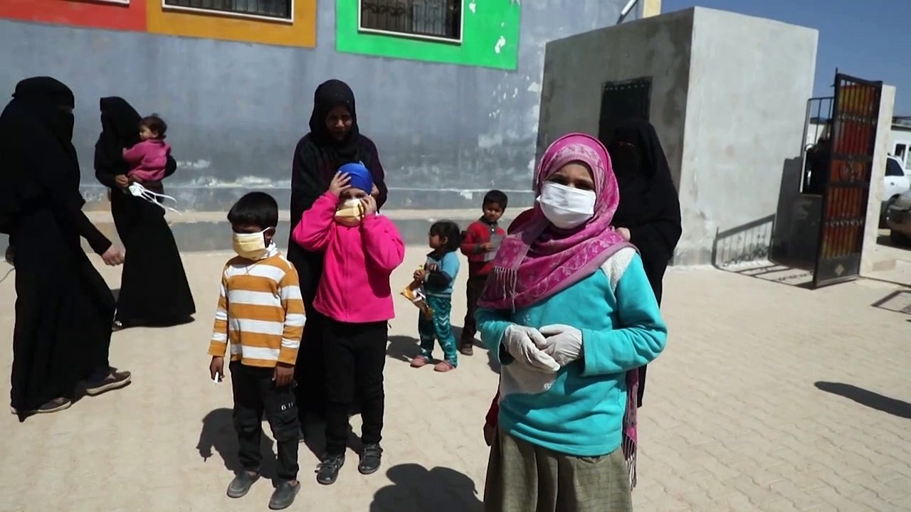Sorge vor Corona-Katastrophe in Flüchtlingslagern in Syrien
