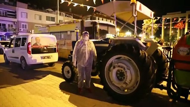 Reyhanlı'da koronavirüse karşı dezenfeksiyon çalışmaları devam ediyor - HATAY