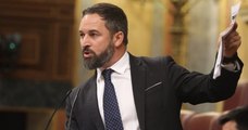 Y Santiago Abascal (VOX) pasó por la piedra al inepto Pedro Sánchez (PSOE)