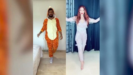 Garay acepta el reto de Tamara Gorro se pasa al baile durante su aislamiento