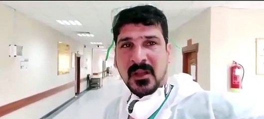 ابقوا في منازلكم: هكذا أبكى كورونا ممرض عربي