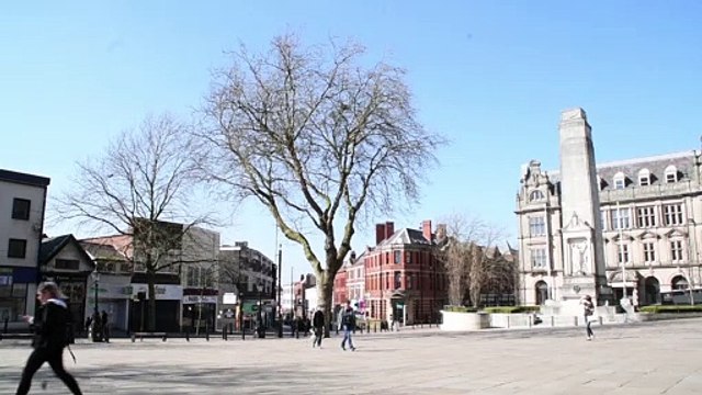 Coronavirus: Preston deserted as people take government advice to stay indoors