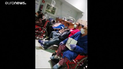 Συγκλονιστικές εικόνες από νοσοκομείο της Μαδρίτης
