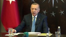 Cumhurbaşkanı Erdoğan, video konferansla G20 Liderler Olağanüstü Zirvesi'ne katıldı - İSTANBUL