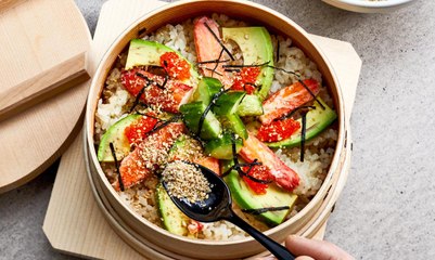 This Sushi Roll-Grain Bowl Combo Is Our New Favorite Comfort Food