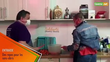 L'Avenir - Coronavirus : Éric Boschman cuisine pour les sans abris