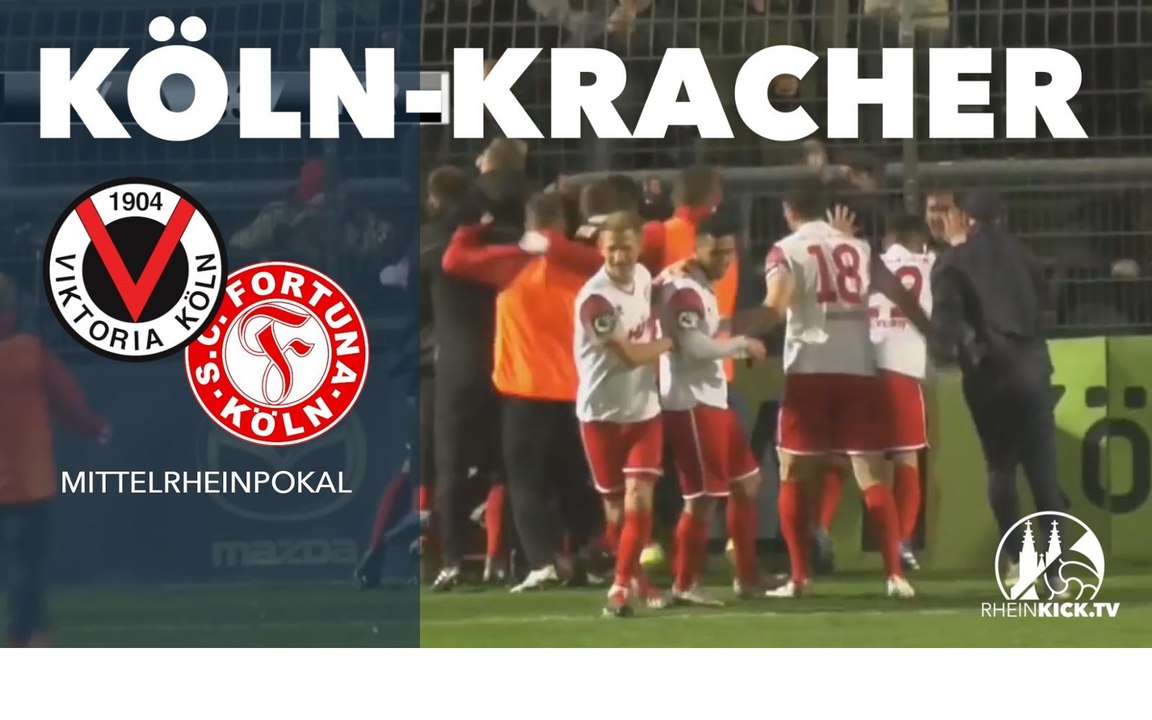 RHEINKICK vor einem Jahr: Kölner Pokal-Derby zwischen Viktoria und Fortuna