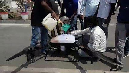 Indian city to use drones to disinfect crowded areas