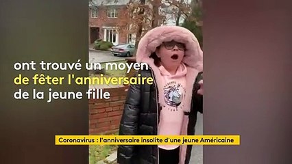 Malgré le confinement, une jeune Américaine a eu droit à une belle surprise pour son anniversaire