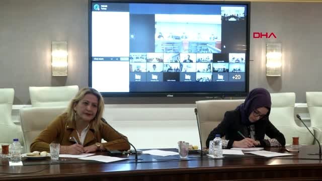 ANKARA Koronavirüs Bilim Kurulu üyeleri, Çinli yetkililer ile görüştü