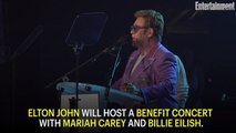 Elton John to host coronavirus benefit concert with Mariah Carey, Billie Eilish