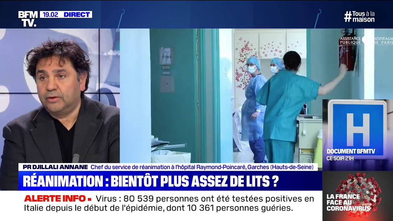 Pr Djillali Annane sur son service de réanimation: "On refuse un patient toutes les deux heures, parce qu'on n'a plus la place"