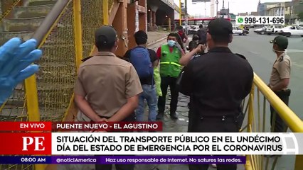 Primera Edición: Personal del ejercito controla tránsito de personas en Puente Nuevo