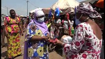 Coronavirus : Lavage des mains obligatoires pour entrer au marché de Bouaké