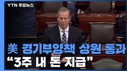 美 경기부양책 상원 통과..."3주 내 돈 지급" / YTN