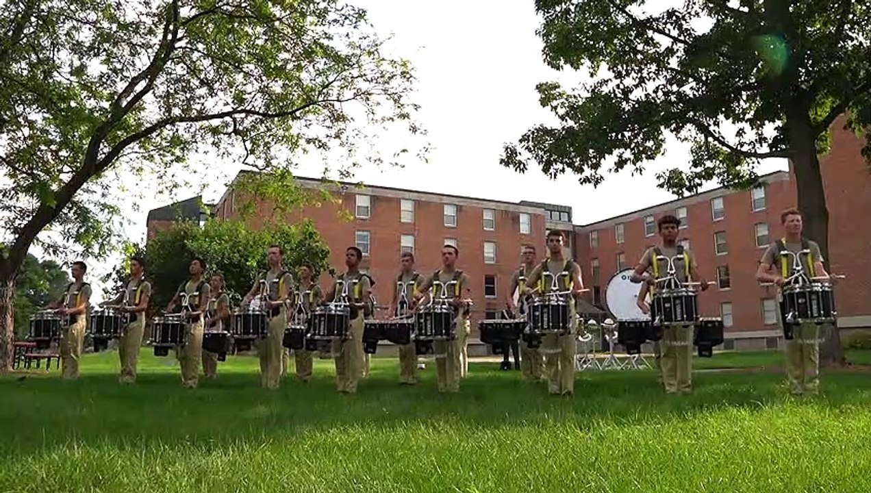In The Lot: Madison Scouts Battery Warm Up @ DCI Menomonie 2019