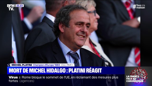 Mort de Michel Hidalgo: Michel Platini salue un créateur d'émotions