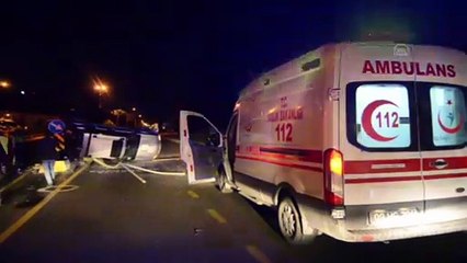 Aydın'da kamyonet devrildi: 2 yaralı