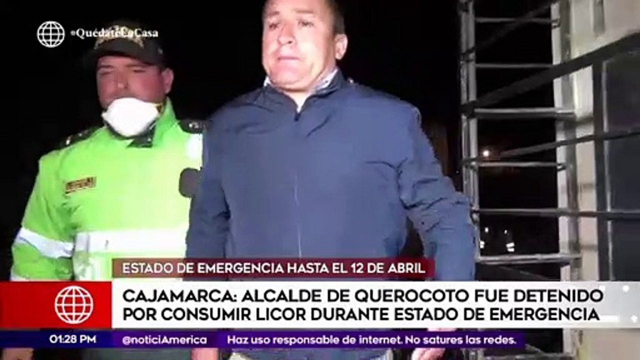 Edición Mediodía: Detuvieron a alcalde de Querocoto por consumir licor durante estado de emergencia