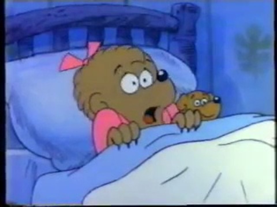 The Berenstain Bears In The Dark 1989 VHS (Full Tape)