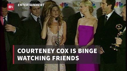 Courteney Cox On The Binge