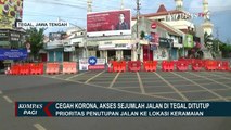 Tegal Local Lockdown, Jalan menuju Alun-alun Kota Ditutup