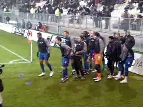 Echauffement gf-38 clermont 15/02/08 stade des alpes