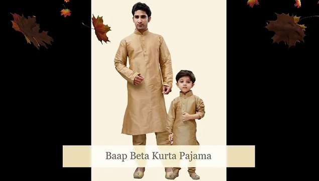 Father and Son matching Kurta Pajama, Sherwani and Jackets