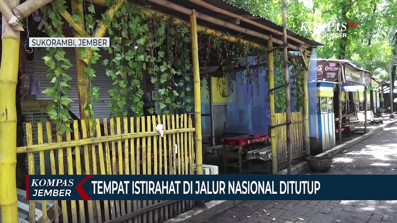 Tempat Istirahat Di Jalur Nasional Ditutup
