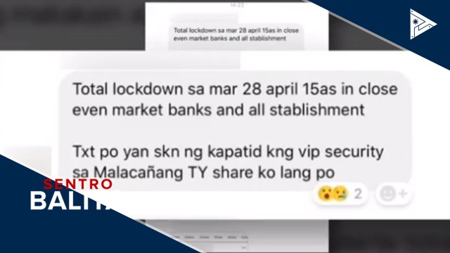 PSG, itinangging naglabas ng advisory ukol sa total lockdown. Post ukol sa umano’y military takeover, fake news ayon kay CabSec. Nograles.