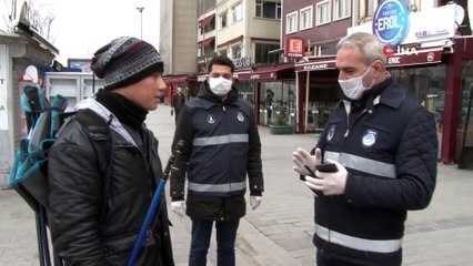 Sahilde balık tutanları zabıta böyle uyardı