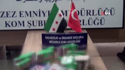 Sınır ötesi operasyonda 61 bin hap ele geçirildi